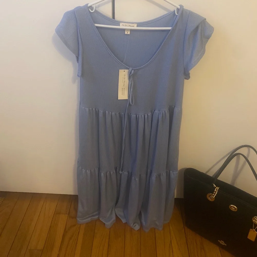 see you monday blue dress See you Monday  Las Mingas Co